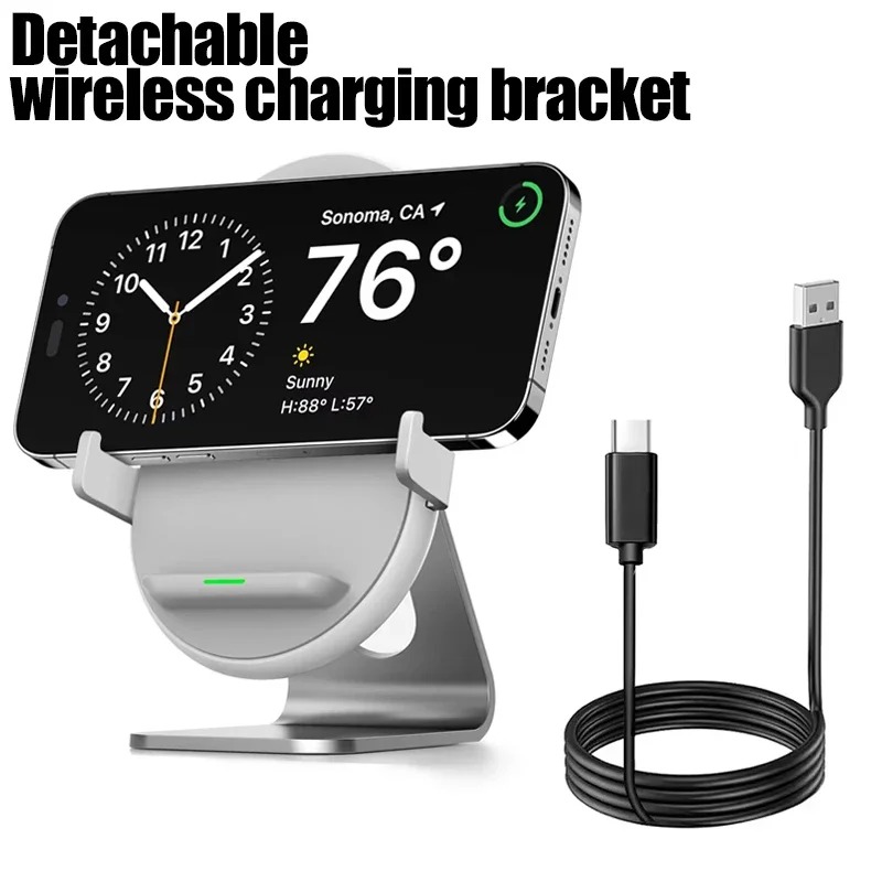 Wireless Car Charger Mount Fast Charging - ワイヤレスカーチャージャーマウント 15W急速充電 自動クランプ エアコン吹き出し口 ダッシュボード用 iPhone、Samsung、Google