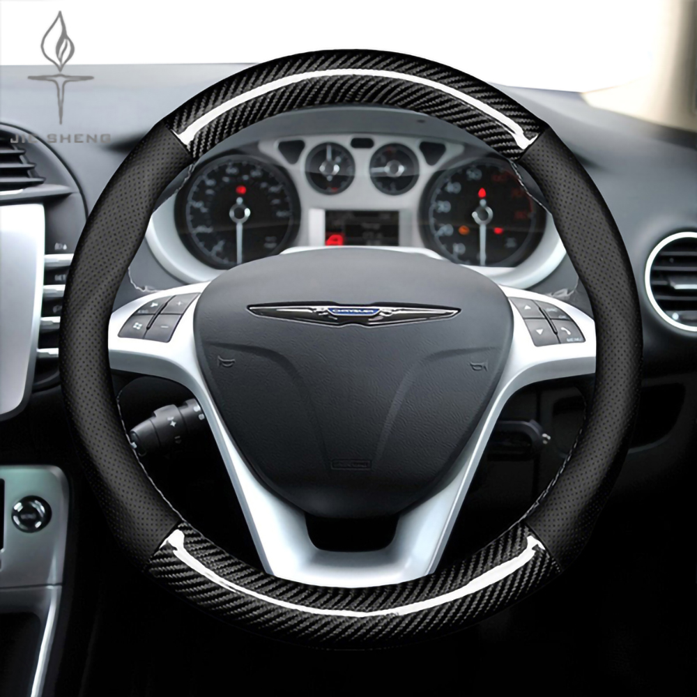 Car Steering Wheel Cover Anti Slip Breathable - 車のステアリングホイールカバークライスラー 300 300c パシフィカ 200 セブリング