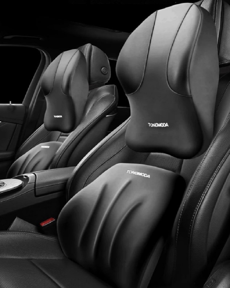 Memory Foam Car Neck Pillow Lumbar Support - 車のメモリーフォーム,車の首のクッション,腰部サポート,通気性のあるヘッドレスト,車のサプライ