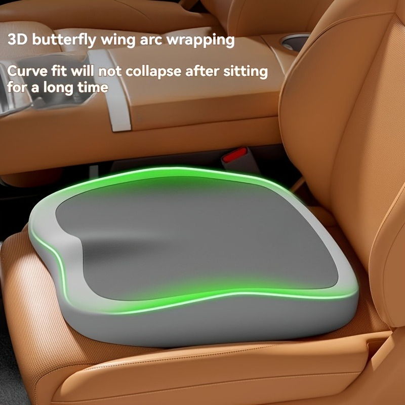 人間工学に基づいたメモリーフォームシートクッション、運転席用 - Memory Foam Car Neck Pillow Lumbar Support のレビューと価格