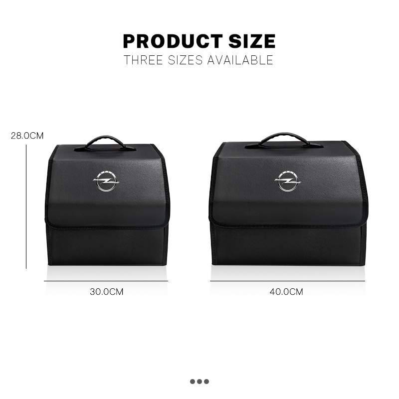 車のトランクオーガナイザーボックス革折りたたみ収納バッグツー - Car Trunk Organizer Foldable Storage Box のレビューと価格