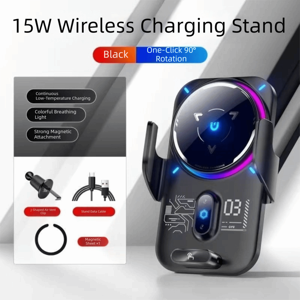 マグネティックワイヤレスカーチャージャー 15W/25W 急 - Wireless Car Charger Mount Fast Charging のレビューと価格