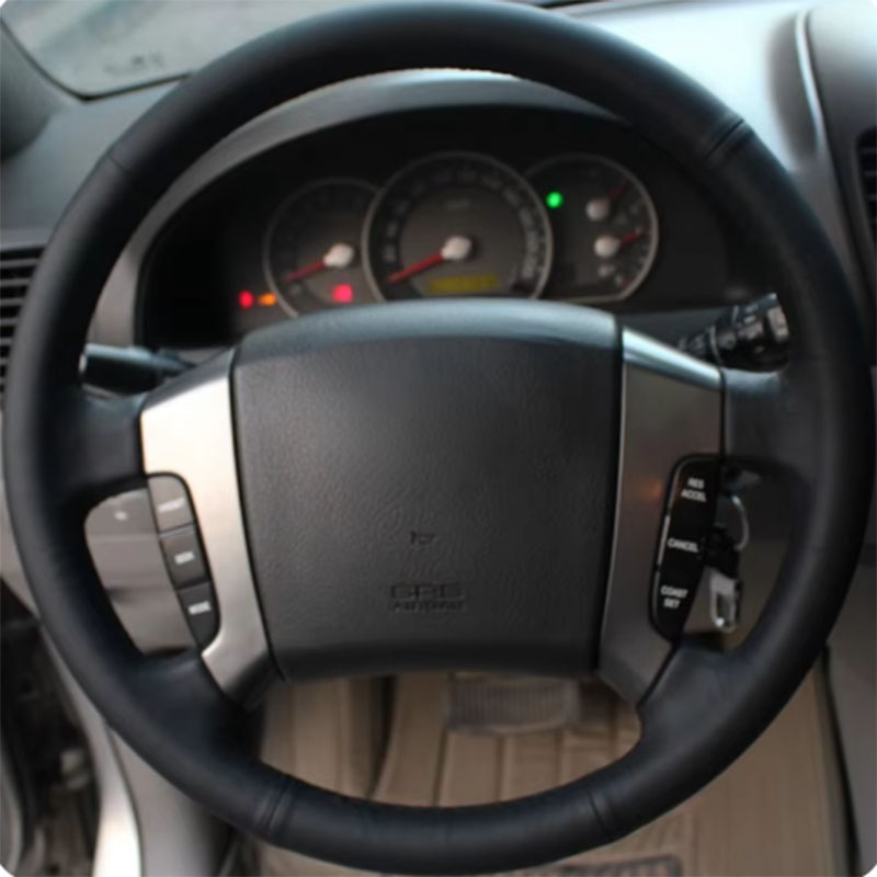 キア ソレント 2003-2009年式用 手縫い滑り止めブラ - Car Steering Wheel Cover Anti Slip Breathable のレビューと価格