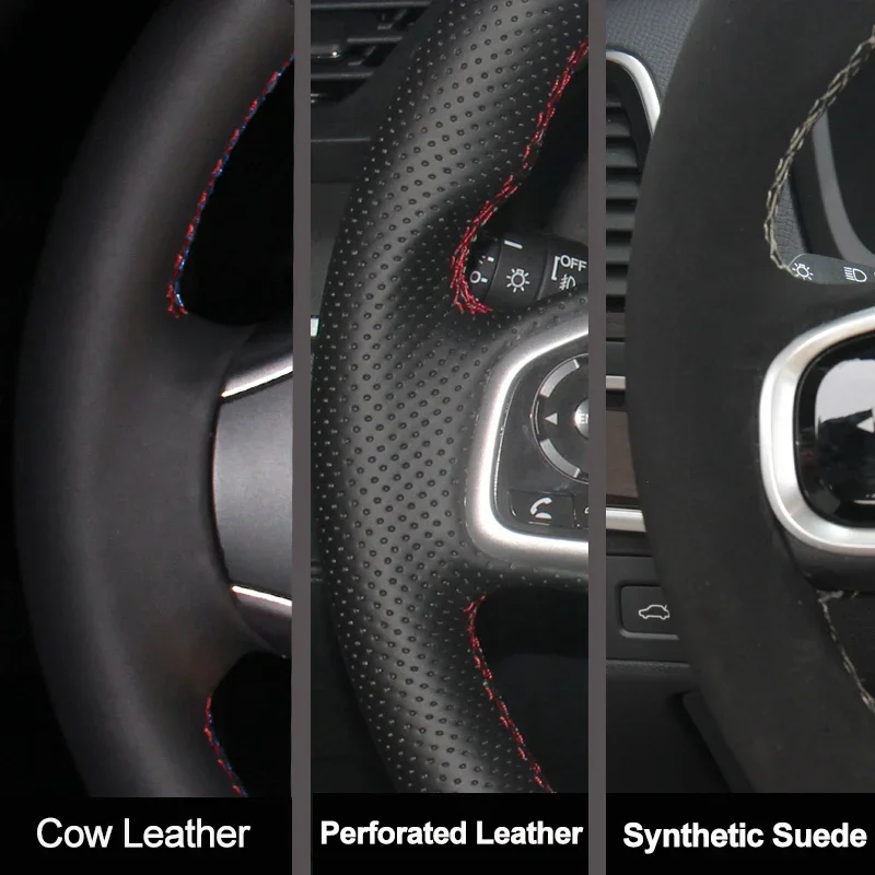 キア ソレント 2003-2009年式用 手縫い滑り止めブラ - Car Steering Wheel Cover Anti Slip Breathable のレビューと価格