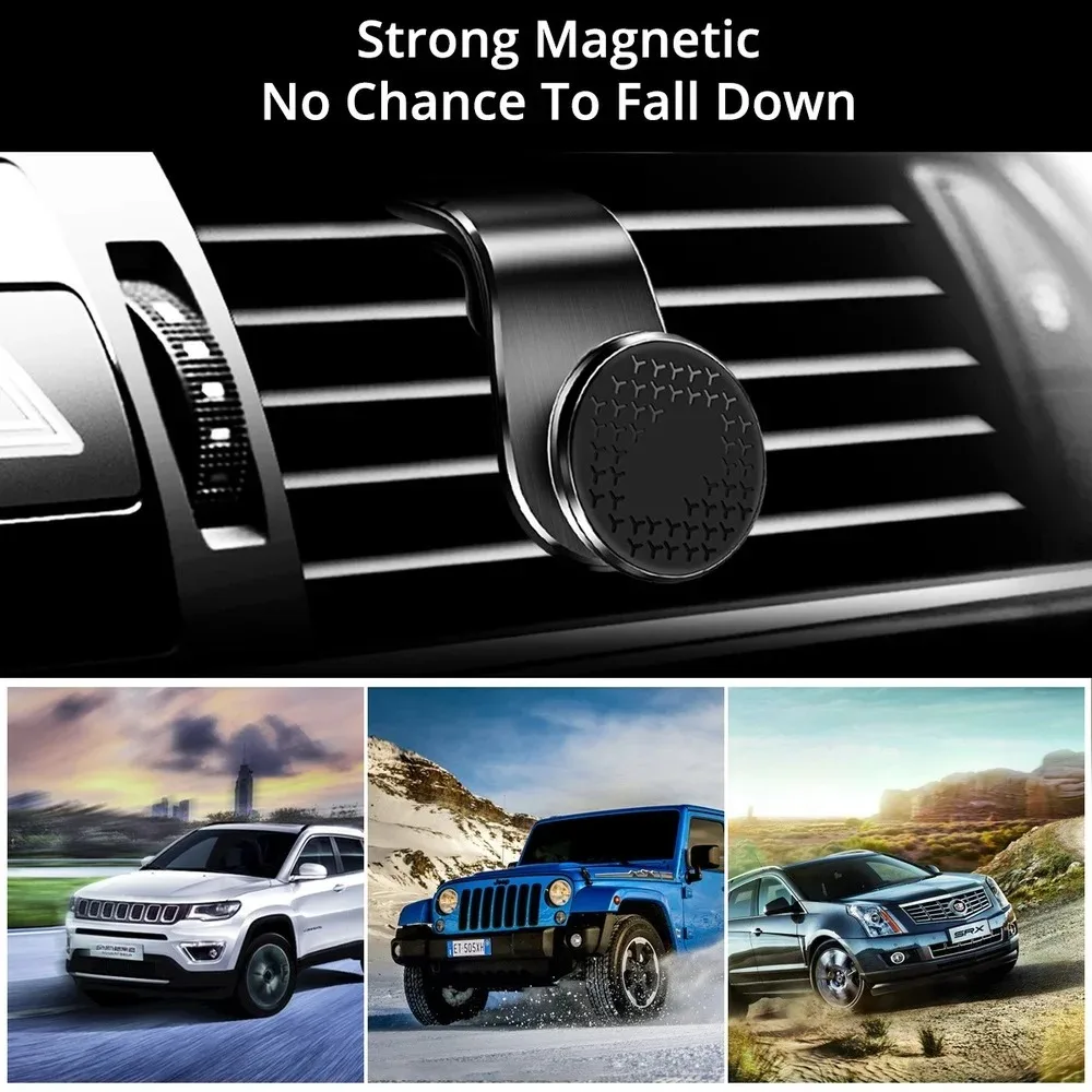 マグネット式車載スマホホルダー 携帯電話 GPS対応 エアコ - Magnetic Phone Holder For Car Vent のレビューと価格