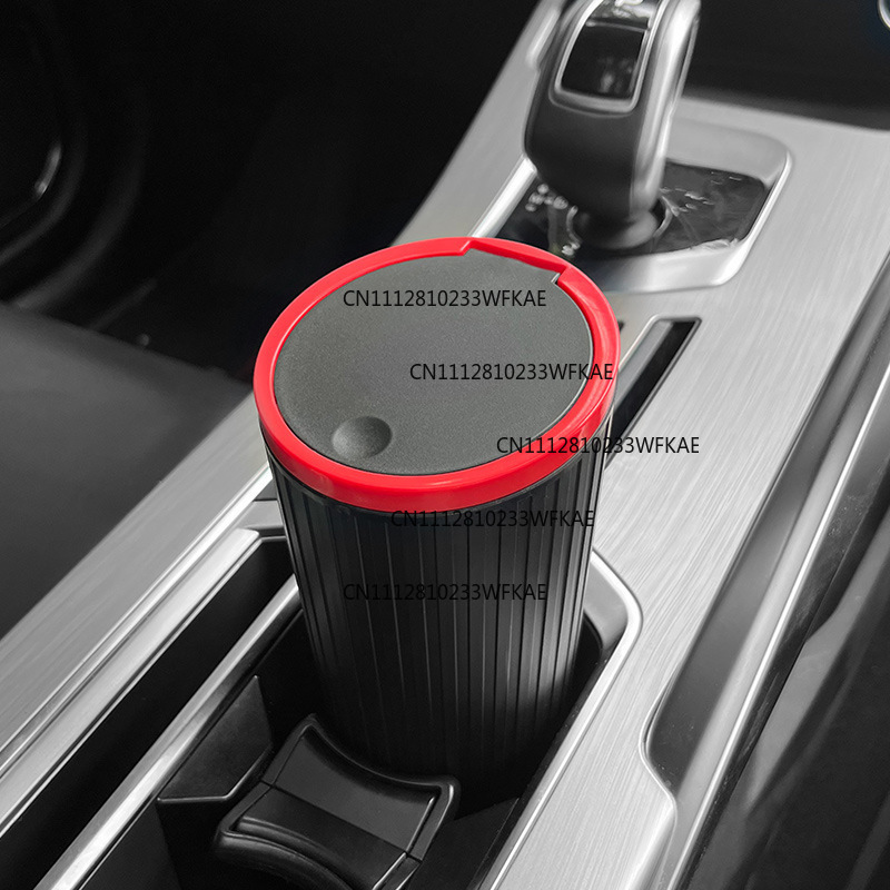 車用ゴミ箱、車内多機能収納用品、防水蓋付き車用カップ型ゴミ箱 - Waterproof Car Trash Can With Lid のレビューと価格