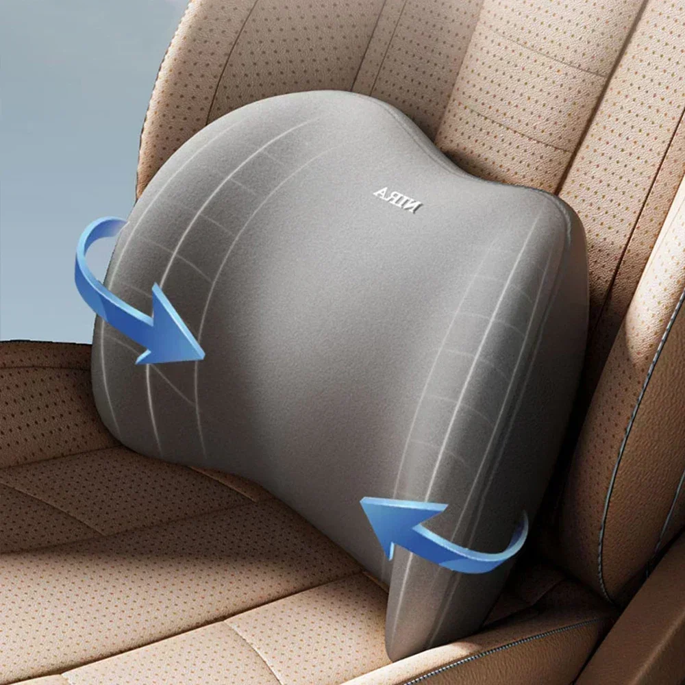 車用ネックピロープロテクター、メモリーフォーム、オートシート - Memory Foam Car Neck Pillow Lumbar Support のレビューと価格