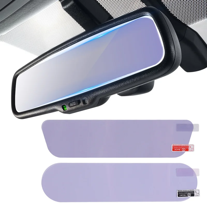 車のインテリアバックミラーアンチグレアフィルム夜間逆転グレア - Anti Glare Car Rearview Mirror Film のレビューと価格