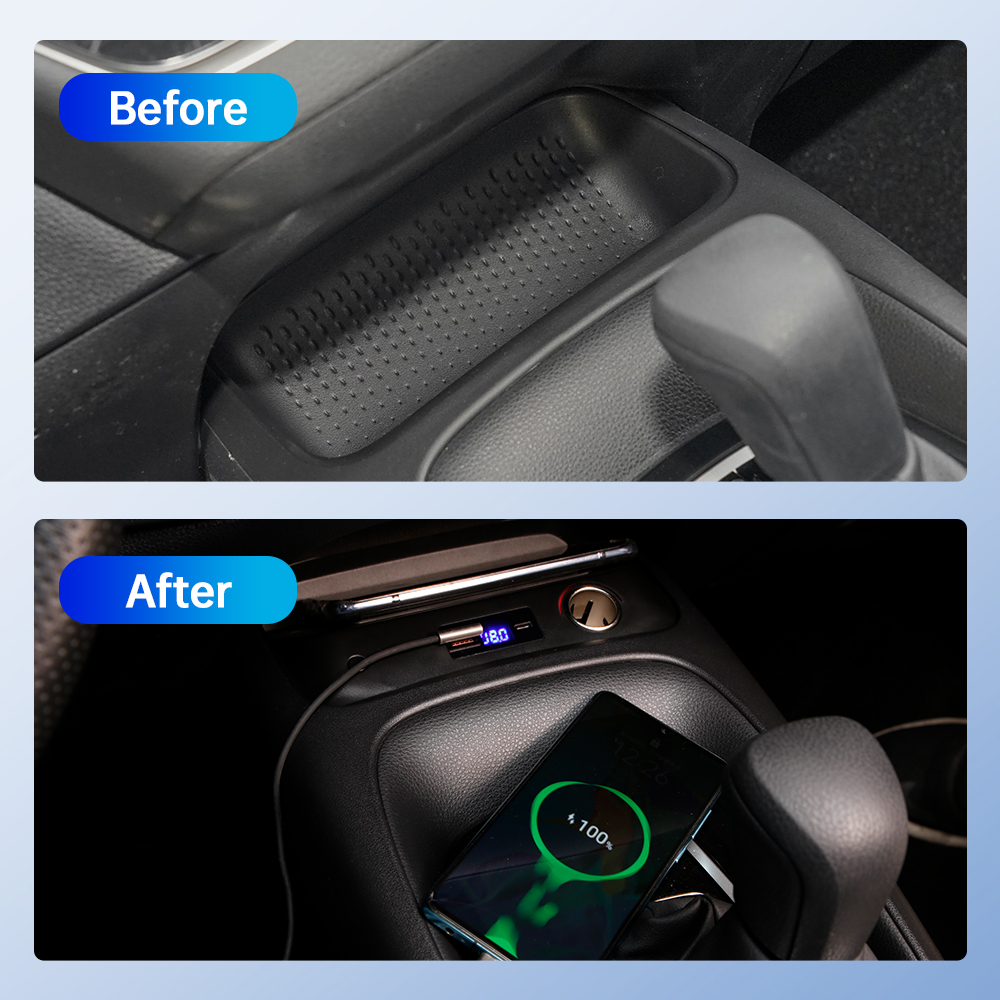 トヨタカローラトヨタレビン 2019-2023 LHD 15 - Wireless Car Charger Mount Fast Charging のレビューと価格