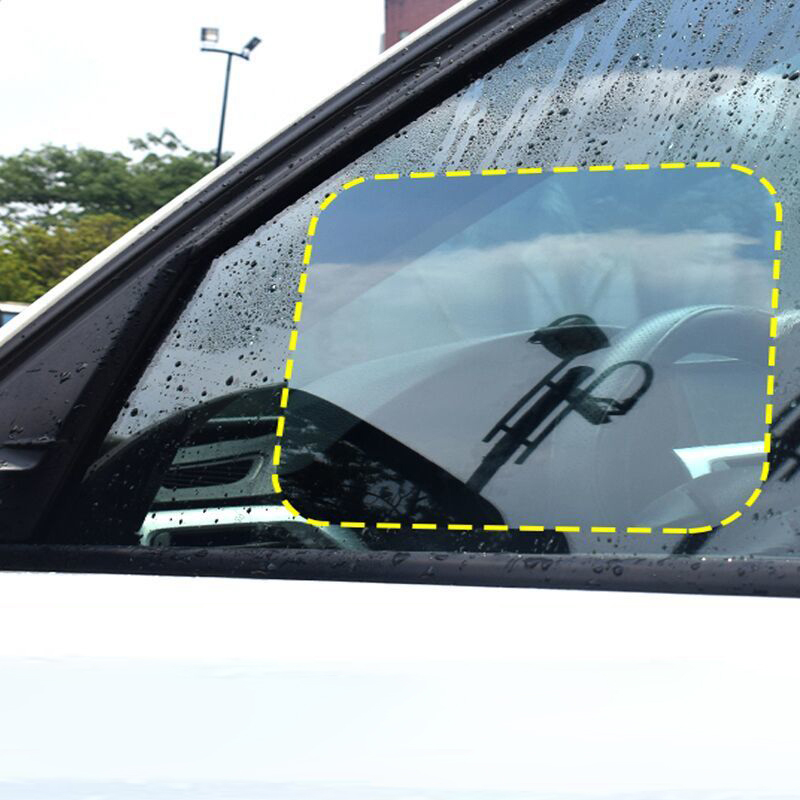 4 個アンチフォググレア防雨防水ミラーフィルムクリアナノコー - Anti Glare Car Rearview Mirror Film のレビューと価格