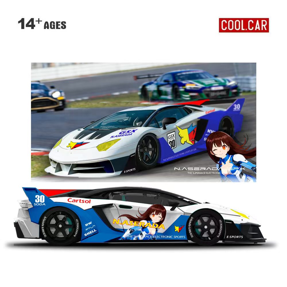 クールカー 1:64 GTEVO スーパーレース エレクトロ - Car Electronics のレビューと価格