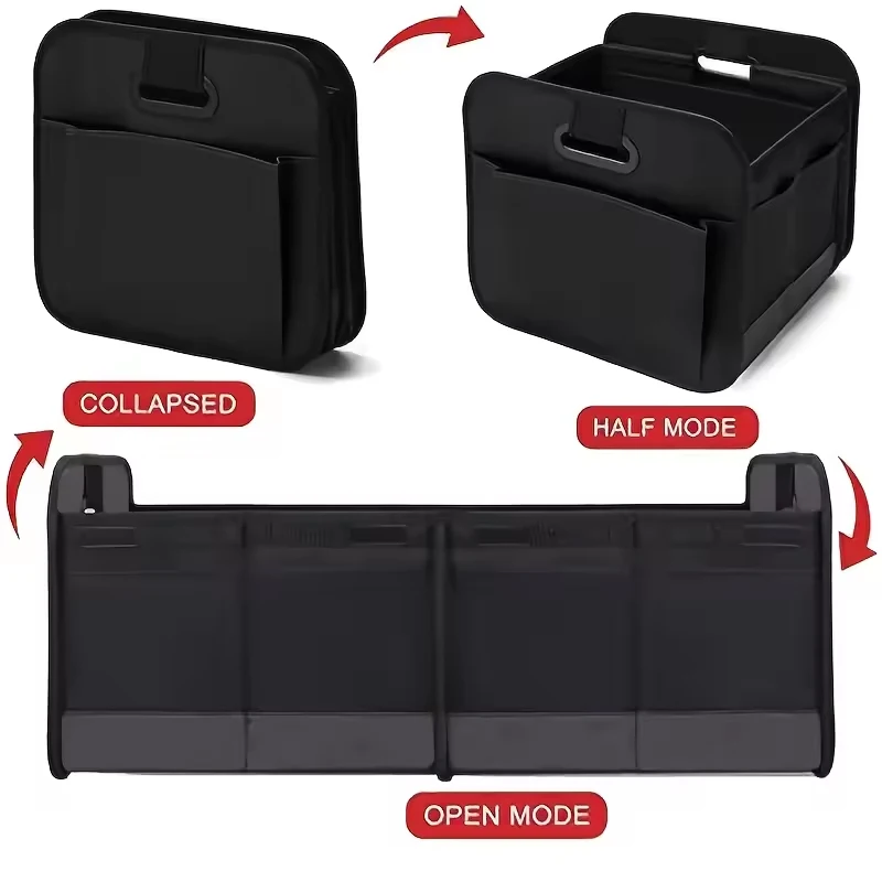 折りたたみ式車用オーガナイザー ポータブル収納ボックス サイ - Car Trunk Organizer Foldable Storage Box のレビューと価格