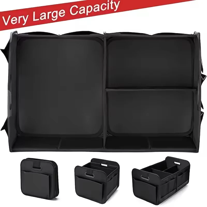 折りたたみ式車用オーガナイザー ポータブル収納ボックス サイ - Car Trunk Organizer Foldable Storage Box のレビューと価格