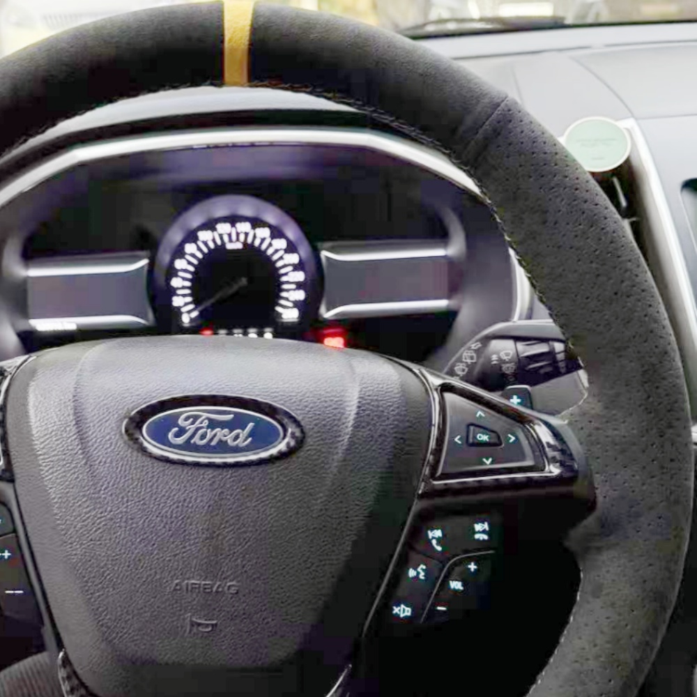 カスタムステアリングホイールカバー,スエードレザー,滑り止め - Car Steering Wheel Cover Anti Slip Breathable のレビューと価格