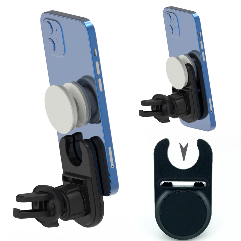 マグネット式車載携帯ホルダー、ユニバーサルエアコン吹き出し口 - Magnetic Phone Holder For Car Vent のレビューと価格