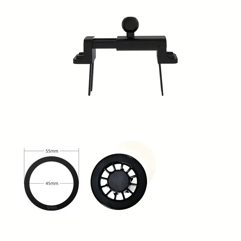 メルセデスベンツ用磁気式携帯電話車載円形ベントマウント【丸型 - Magnetic Phone Holder For Car Vent のレビューと価格