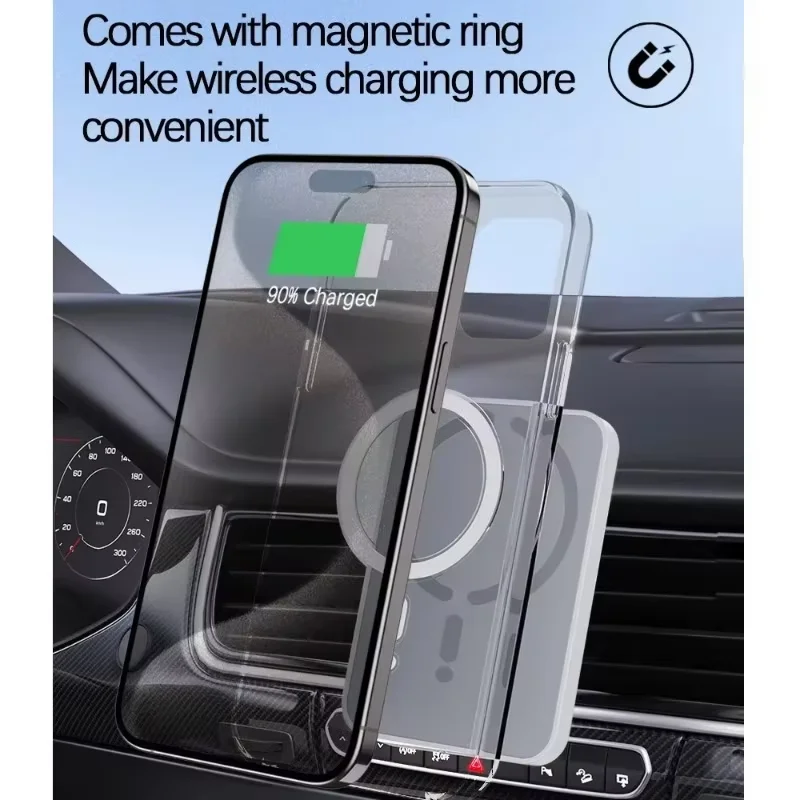 iPhone 16、15、14、13、12 Pro Max、 - Wireless Car Charger Mount Fast Charging のレビューと価格