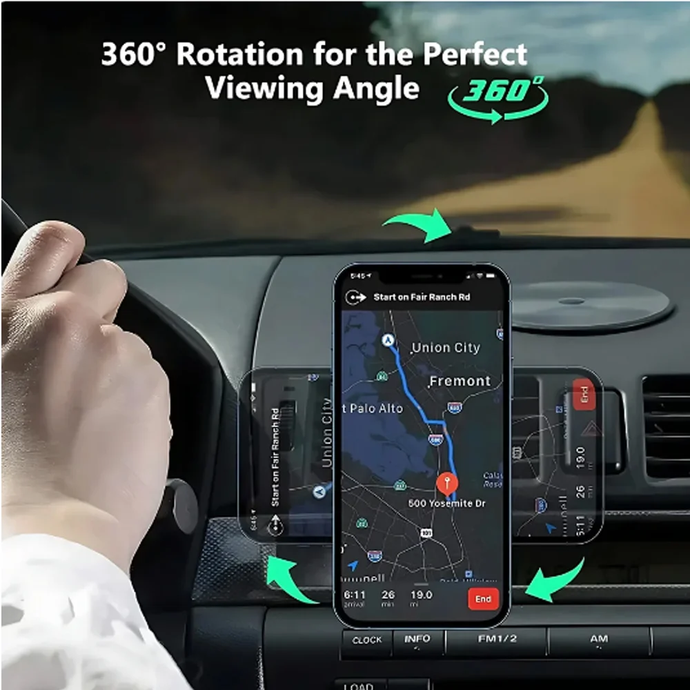iPhone 16、15、14、13、12 Pro Max、 - Wireless Car Charger Mount Fast Charging のレビューと価格
