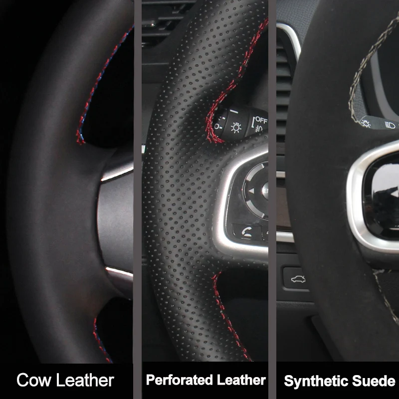 メルセデスベンツ C GL Mクラス W204 X166 W - Car Steering Wheel Cover Anti Slip Breathable のレビューと価格