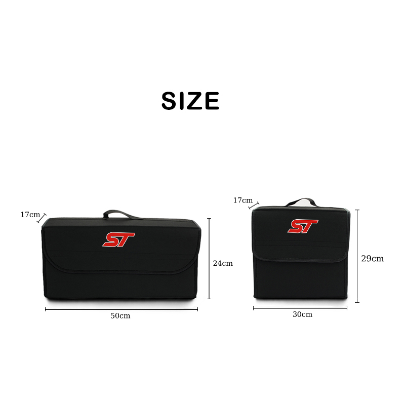 フォードSTフォーカスmk2 mk3フィエスタmk7レンジャ - Car Trunk Organizer Foldable Storage Box のレビューと価格