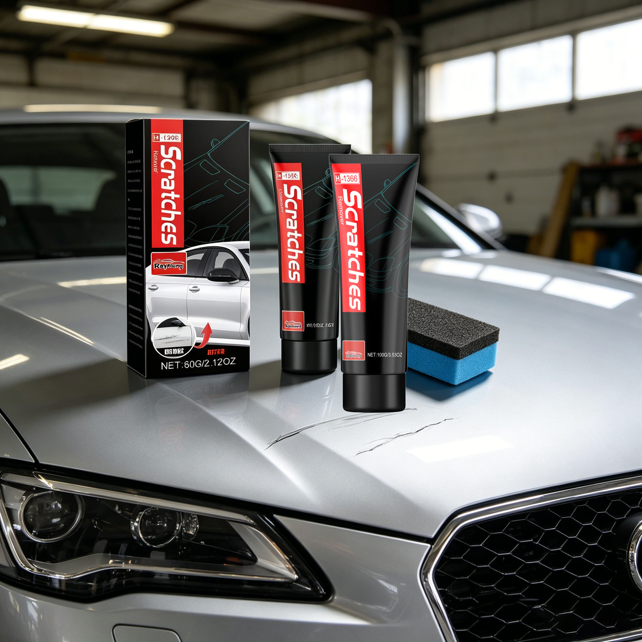 車の傷消しペースト、軽度の傷や欠陥を消す、塗装補修、メンテナ - Car Scratch Repair Polishing Wax Paste のレビューと価格