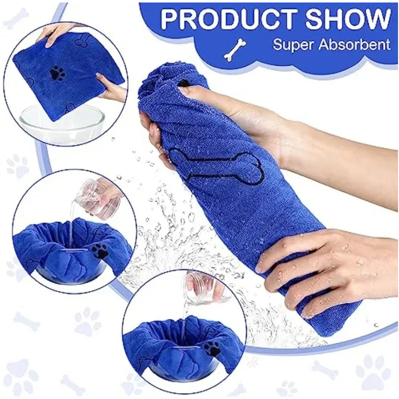 1/2枚組 マイクロファイバーペットバスタオル 超ソフト＆超 - Microfiber Car Drying Towel Super Absorbent のレビューと価格